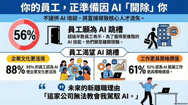  你的員工，正準備因為 AI「開除」你！IBM 研究：員工怕的不是 AI，是跟不上 AI 的企業