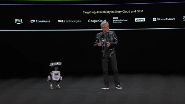 黃仁勳&機器人 CES2025