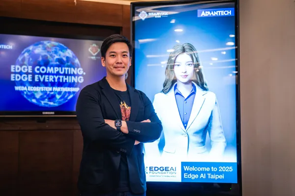 圖說(3)：能火動畫展示搭載於邊緣端的3D虛擬人應用。這項技術補足了硬體缺乏的「靈魂」，透~低延遲互