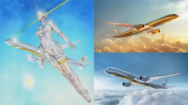 星宇航空 ╳ 空山基重磅聯名未來感藝術機！金銀塗裝、全新 LOGO 等亮點，2026 第三季首航