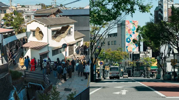 日本別府市藝術計畫「ALTERNATIVE-STATE」！在住宅鑿開通往異世界的洞、溫泉花紋壁畫等 7 組作品