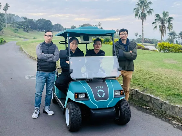 用NPU降低球車9成耗電率！耐能攜手Golface、智匯創育發表 ARES X 智慧球車套件 