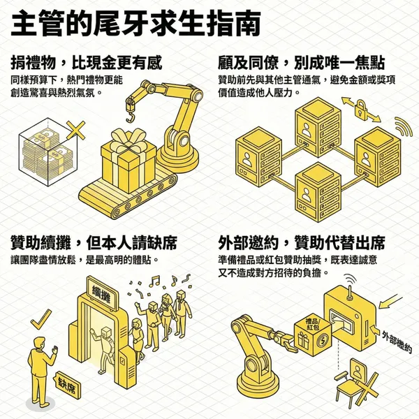 給主管的春酒、尾牙「求生指南」：被拱捐錢、捐獎品，該懂得６個禮儀小眉角