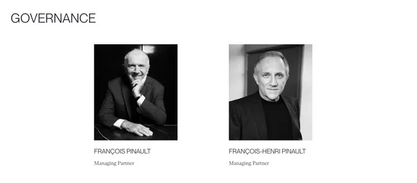 Artémis集團的兩位「管理合夥人」