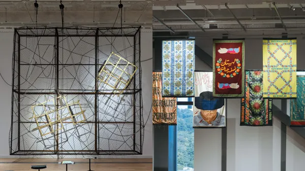 新美館特展「棉線與石頭」2/7 開展！以棉線、碎石、織物為靈感，回顧新北紡織與礦業記憶