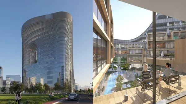 JYP 新總部預計 2028 年完工？韓國建築師俞炫準競圖擊敗 Zaha Hadid：中央鏤空設計，陽光灑落的 22 層空中花園