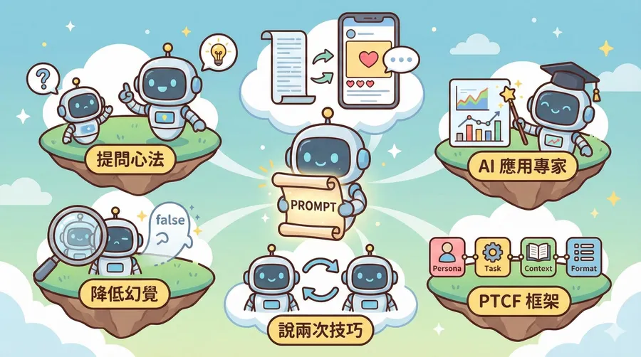 AI指令怎麼下比較好？簡立峰、AI大神們都在用：一次收藏7大提示詞思維！