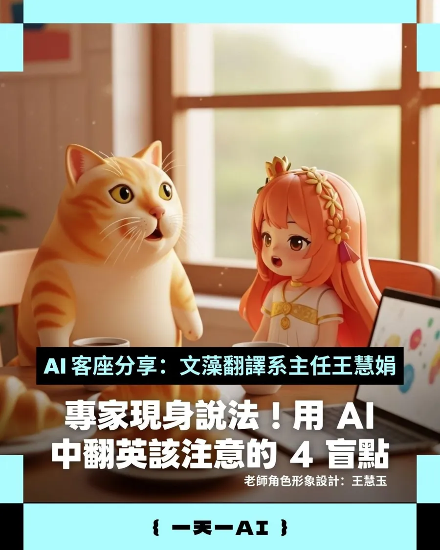 AI 商業翻譯好用嗎？文藻翻譯系主任指出 4 大盲點，附「避雷」提示詞範例參考