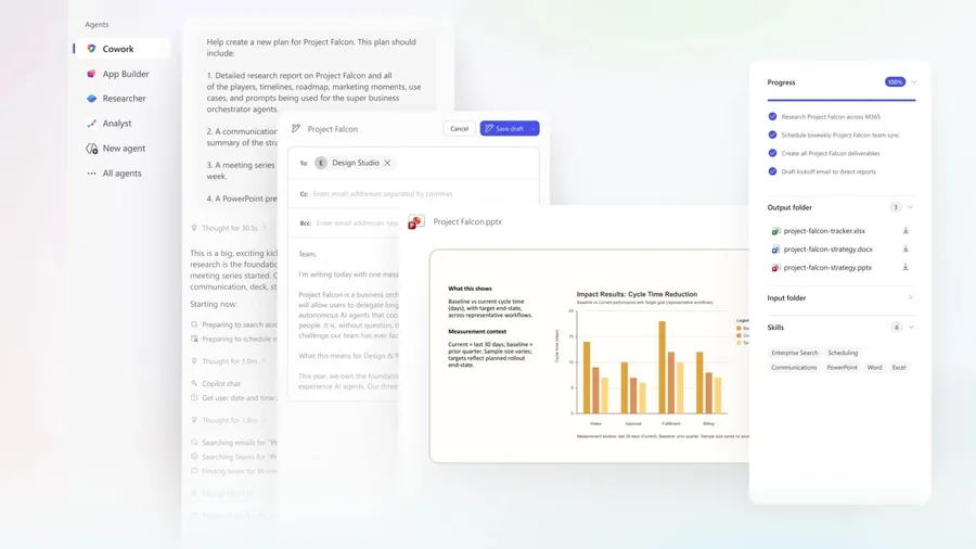 微軟推出 Copilot Cowork！讓 AI 在 Outlook、Excel 裡「幫你上班」：E7 旗艦方案月費 99 美元