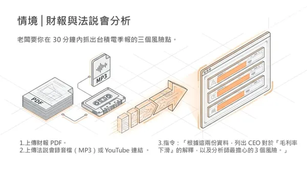 #3 資料多到讀不完，主管卻急著要？學會 NotebookLM 這 3 招，30 分鐘產出專業簡報