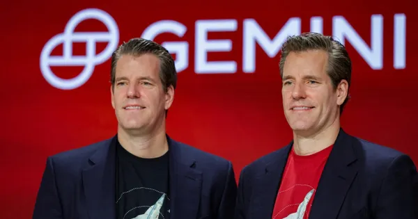 遭控IPO誤導投資人！曾與祖克柏交鋒的溫氏兄弟，其Gemini股價重挫逾80% 