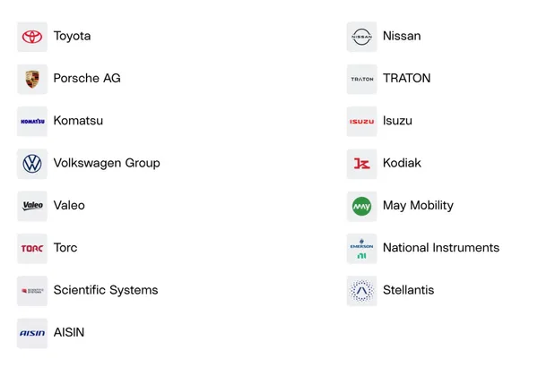 Applied Intuition 的客戶
