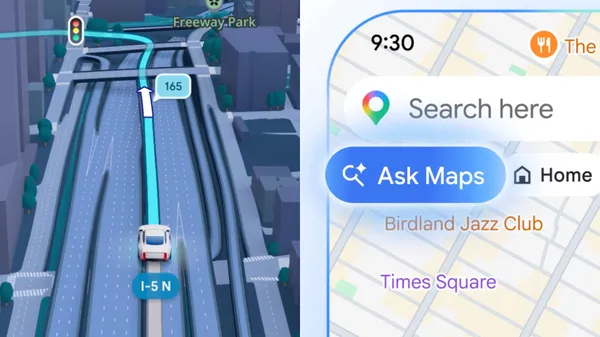 Google Maps 史上最大改版！Gemini 正式進駐，靠「聊天」問路：地圖終於能夠聽懂你的問題？
