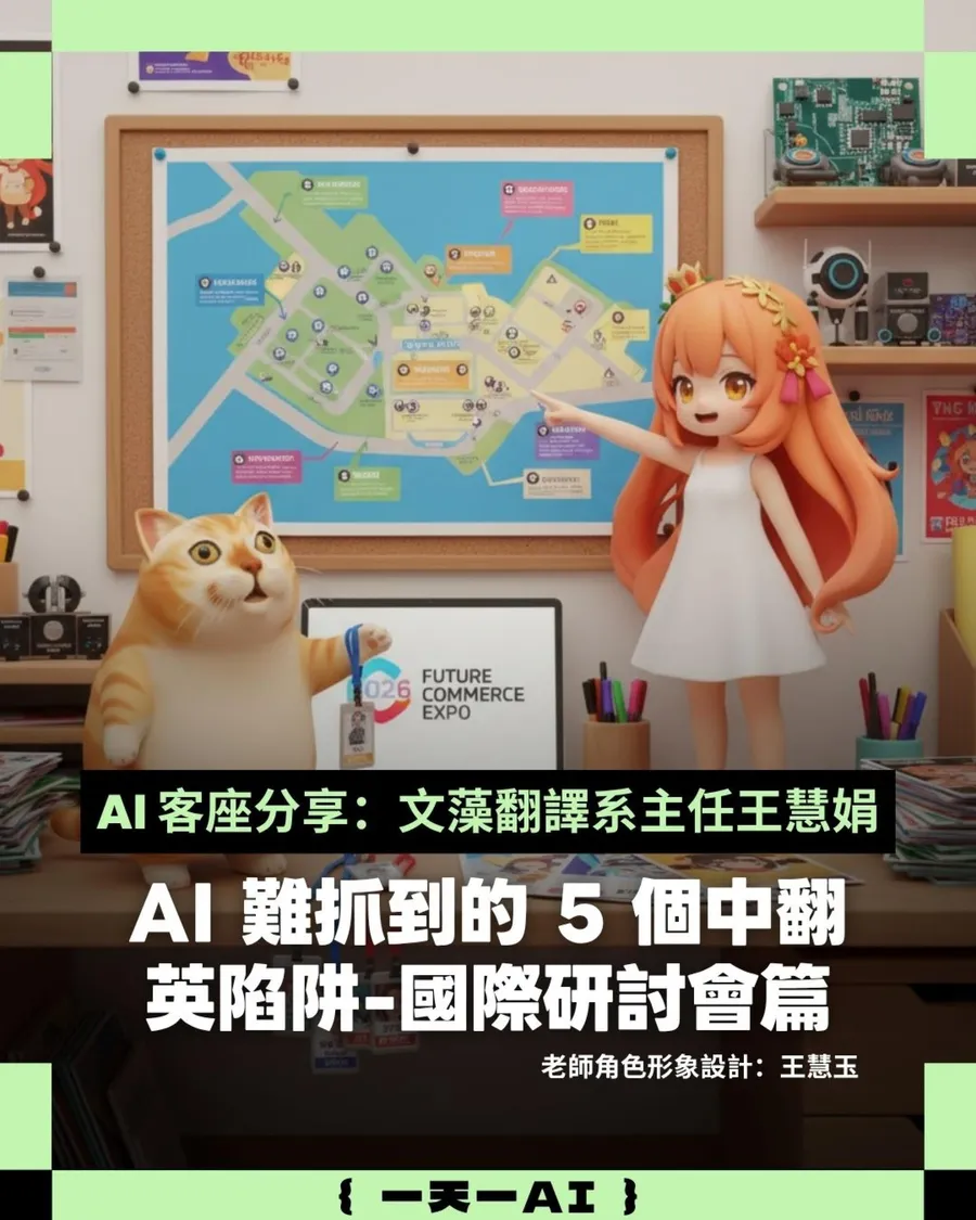 5個研討會翻譯避坑指南！AI 中翻英怎麼翻才對？搭配NotebookLM更好用