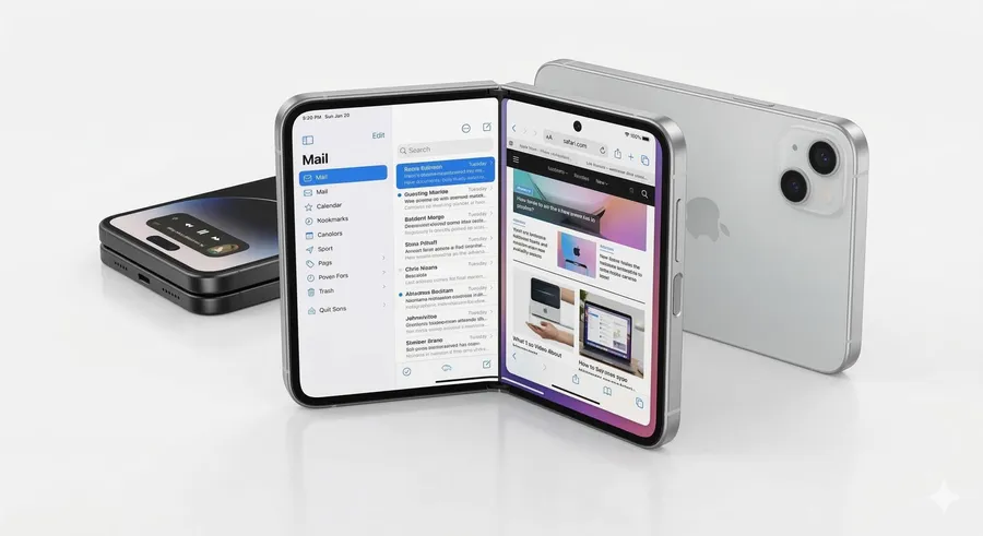 摺疊iPhone細節揭曉：首度支援多工分割畫面！為何不是「翻蓋式」？一支多少錢？