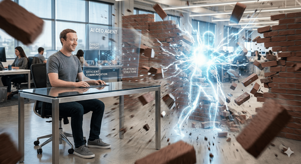  佐克柏為自己打造了一個 AI CEO，AI 正在幫老闆「拆掉」層層疊疊的辦公室政治？