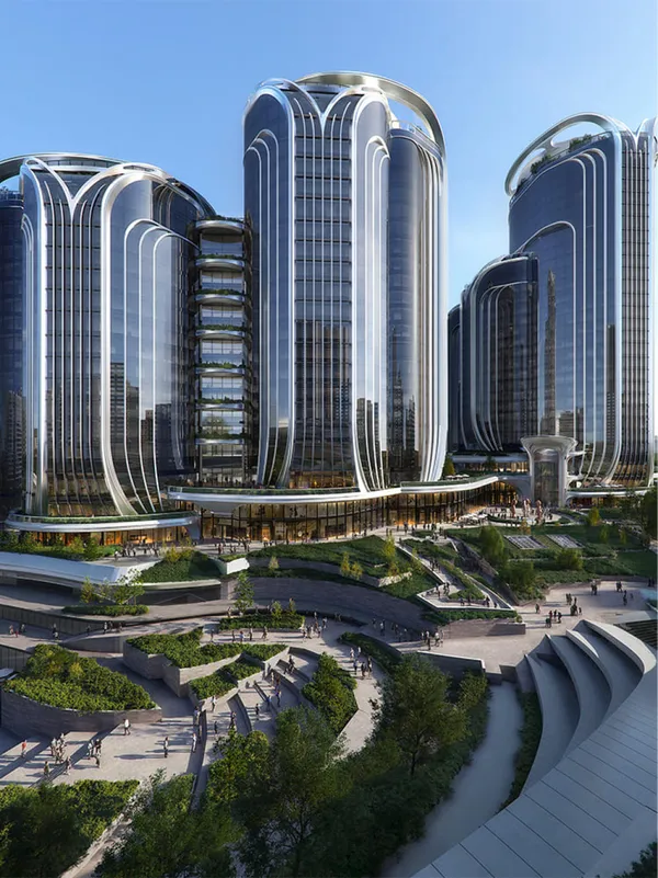 #2 Zaha Hadid Architects 國際門廊中心