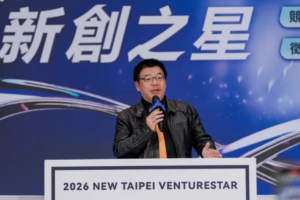 上屆挑戰賽冠軍得主「歐姆佳科技」創辦人鞠志遠感謝新創之星，協助加速創業。.jpg