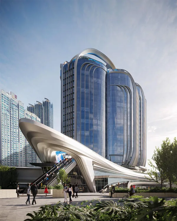 #3 Zaha Hadid Architects 國際門廊中心
