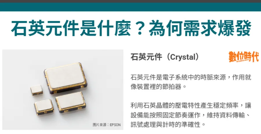 石英元件是什麼？為何AI、光通訊與衛星都需要它？石英概念股一次看
