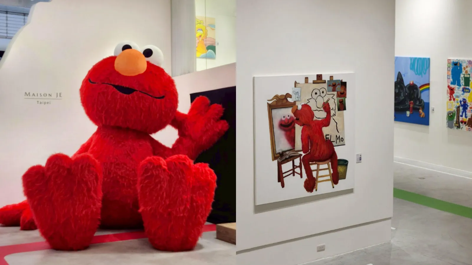 免費參觀！「芝麻街・奇妙藝境」台北登場：巨型 Elmo 現身，經典角色繪畫、雕塑等 3 亮點 | ShoppingDesign