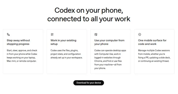  隨身AI助理成真！OpenAI 釋出 Codex 手機版：不用再守著電腦！就可遠端監督AI、寫程式