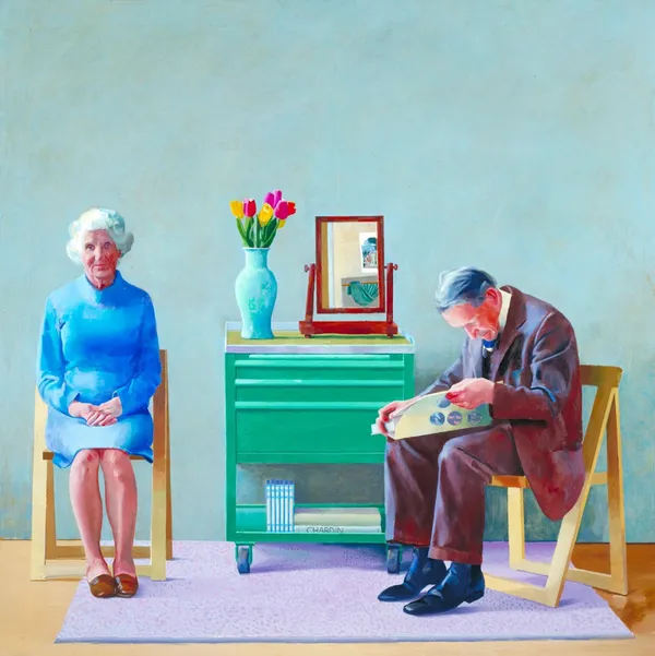 David Hockney, My Parents, 1977. Tate. Purchased 1981