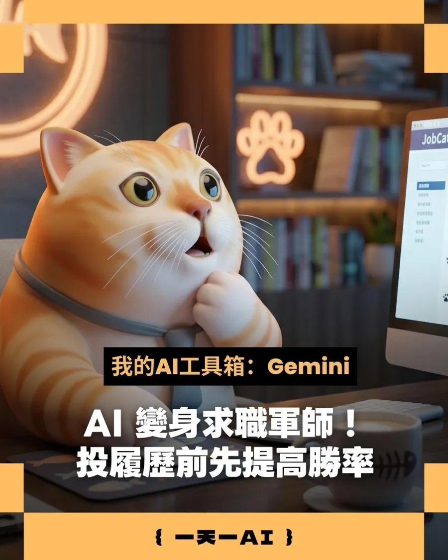 免費版Gemini變身求職神器！5步驟設好「軍師」Gem，一次分析履歷契合度、預測面試題