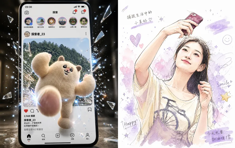 用ChatGPT做出衝破螢幕效果！AI生圖教學：潑墨風插圖、人設分析、穿搭建議一次收