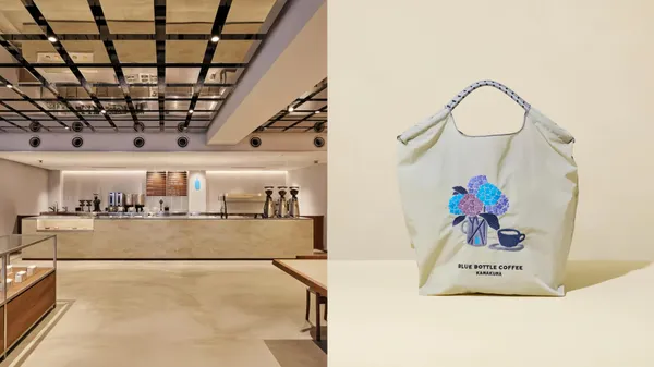 Blue Bottle 鎌倉店 5/29 開幕！以「古都鎌倉的風景」打造空間，攜手 Ball & Chain 推繡球花刺繡包