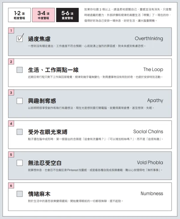 靈感罷工的 6 個求救訊號 ╳ 4 種行動練習｜諮商心理師陳湘妤