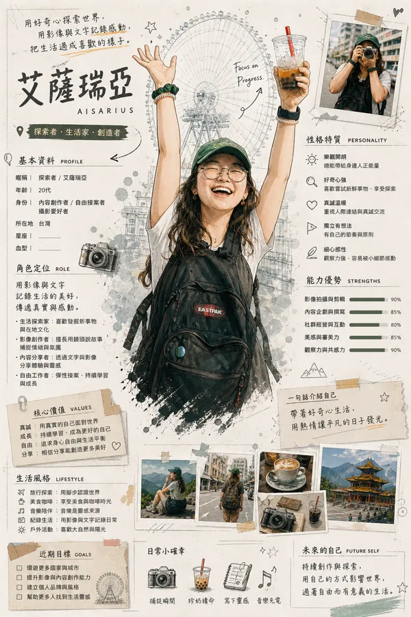 角色設定海報