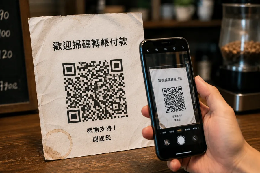 為了省下電支手續費，把銀行QR Code當收款碼？看似方便，其實背後藏著3個風險···