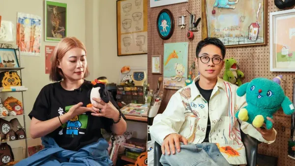 一起飛往廣袤的想像銀河！專訪藝術家 BaNAna Lin 阿蕉、小虎day，遁入新光三越夏日藝術季的多維靈感基地