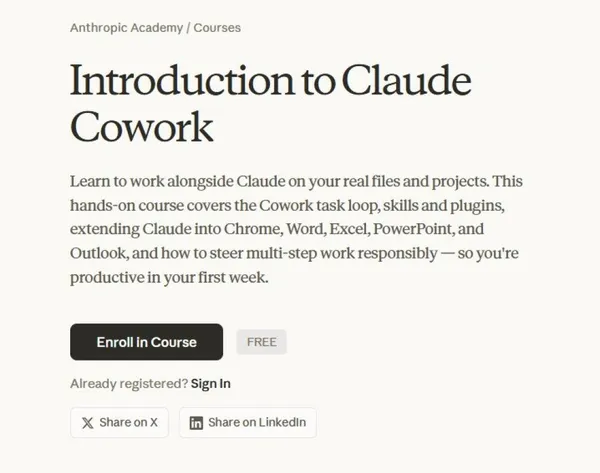 Introduction to Claude Cowork