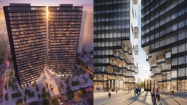 MVRDV 操刀「南港雙塔」！坐落昆陽站前，以分拆量體設計對外敞開、邀請城市風景進入