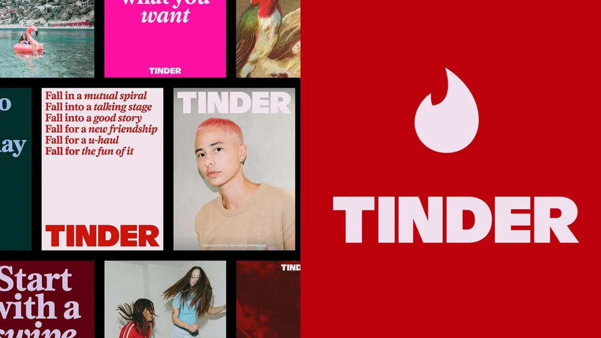 TINDER 全新品牌識別設計!更強烈的火焰 Logo、虛擬約會專欄作家 T、多元視覺吸引 Z 世代等亮點