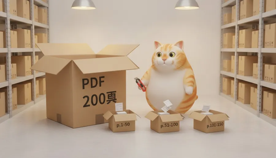 上百頁的 PDF 怎麼做？先分段、再批次處理