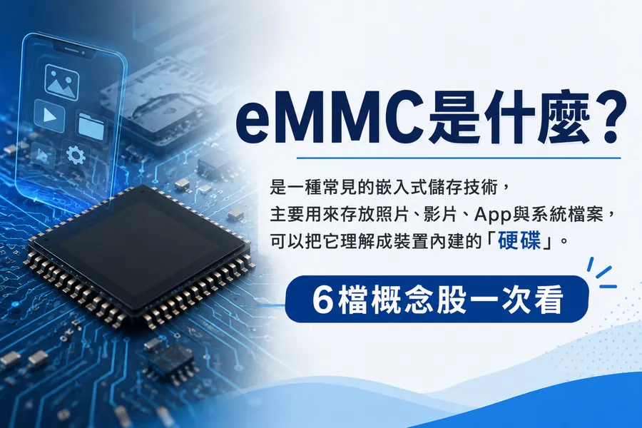 大廠接連縮手，eMMC愈缺愈兇！這家台廠趁勢加碼158億元擴產，6檔概念股一次看