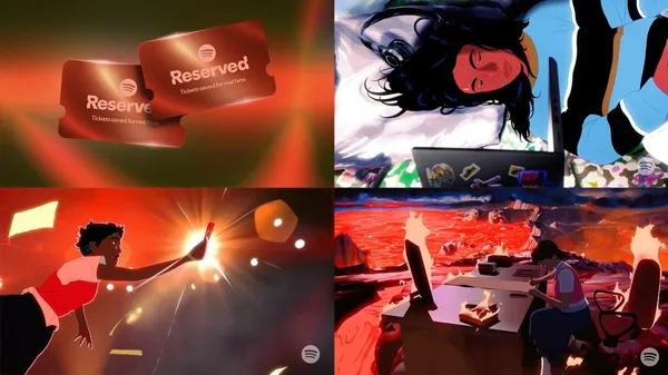 Spotify 全新「Reserved」服務提供粉絲優先搶票機會！以奇幻動畫描繪熬夜刷票、出賣靈魂等瘋狂行徑