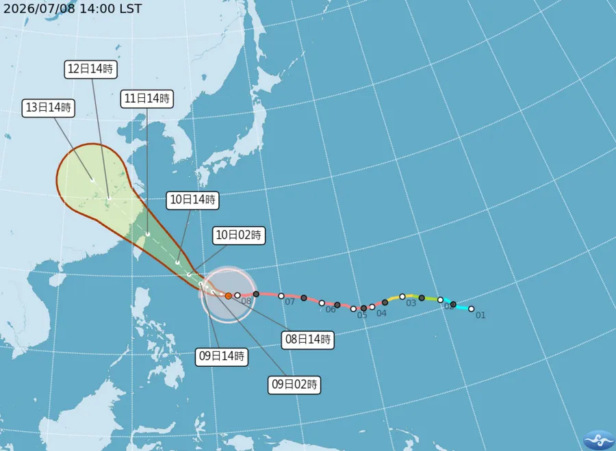 颱風假會放嗎？巴威颱風最新路徑、暴風圈機率、停班停課標準一次看
