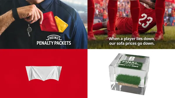 2026 FIFA 世界盃 6 大創意行銷！決賽草皮出售、Heinz 番茄醬變身紅牌、Levi's 推蓋白布 Logo 衣服