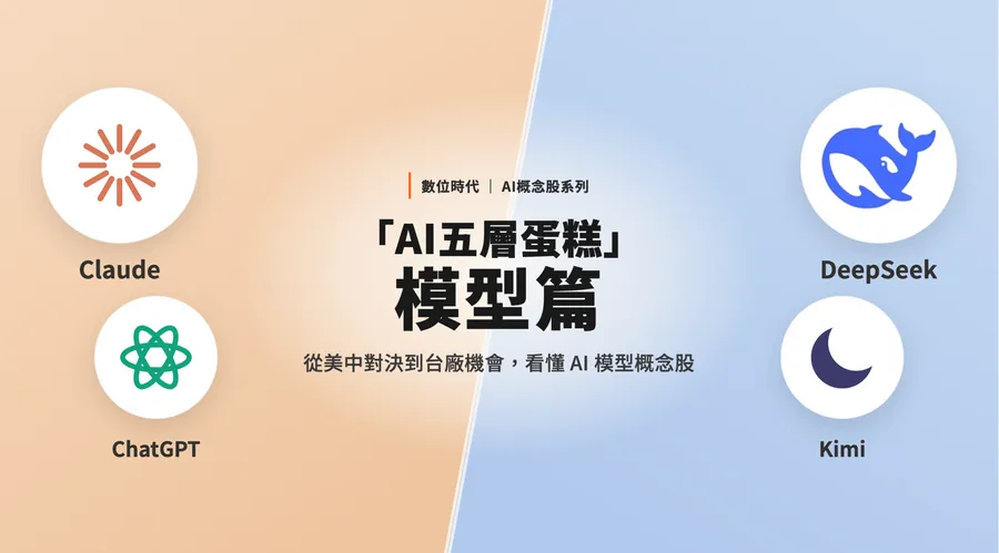 AI模型概念股有哪些？美中包辦全球最強模型，台廠靠這條路沾光