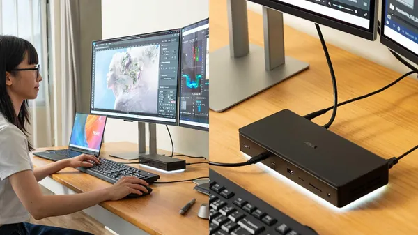 創作者的隱形整理師！ASUS Master Thunderbolt™ 5 DC510 Dock 擴充基座，讓高效傳輸跟上靈感流速