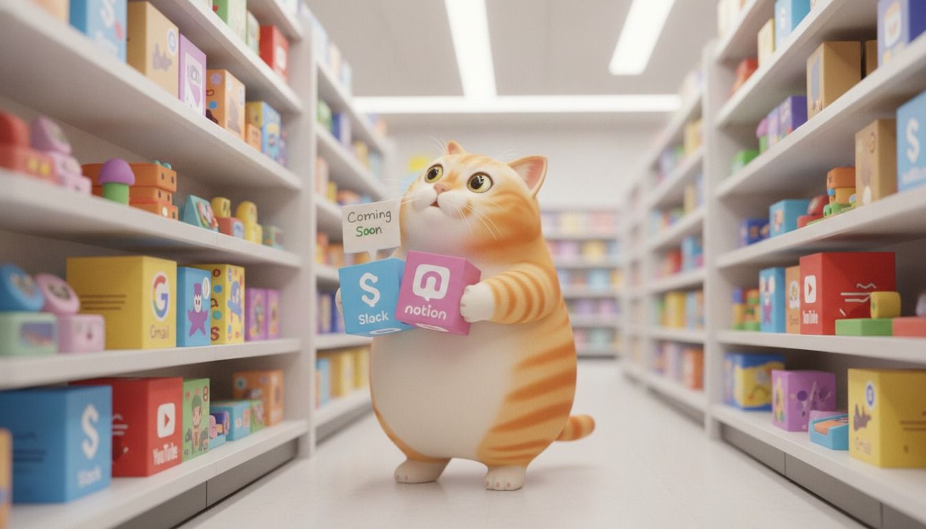 Slack、Notion 也能接，但 LINE 目前還不行