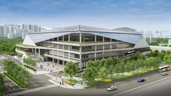 台中水湳轉運中心啟用！建築融入候鳥意象，串聯機場、高鐵，史努比大型氣球、快閃店同步登場