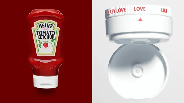 用「愛的程度」擠番茄醬！Heinz 推出三段式轉盤瓶蓋：Like、Love、Crazy Love 擠多少自己決定