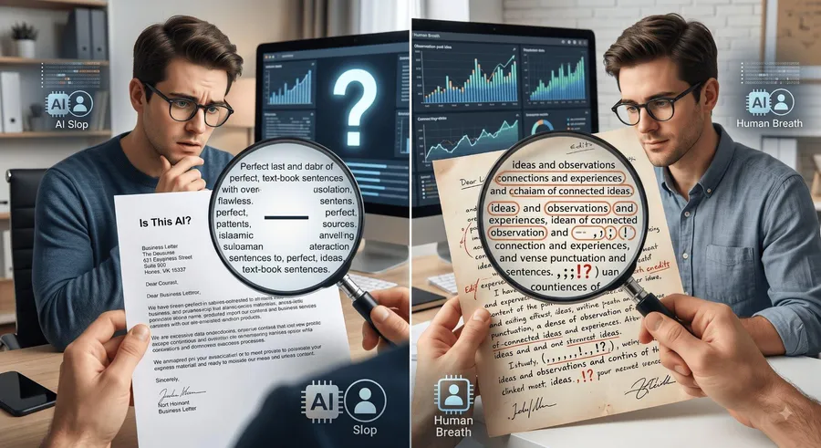 文章被說「像 AI 寫的」？經濟學人比對 120 萬字，揭這些寫作習慣才是 AI 文露餡關鍵