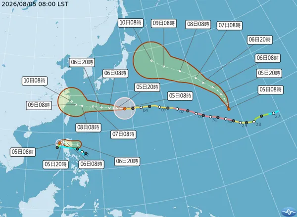  白海豚颱風周末影響台灣！颱風假放假標準、上班規定與薪水算法一次看