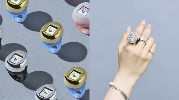 電子寵物品牌塔麻可吉三十週年！推出「縮小寵物機戒指」，Tamagotchi ring 設計巧思、預購資訊一次整理